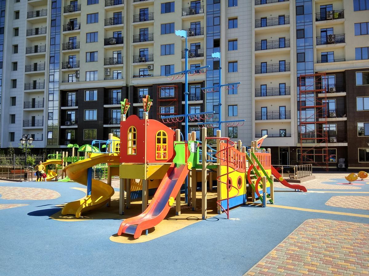 אודסה Аркадия Студия С Балконом Частичный Вид Моря Первая Линия От Моря מראה חיצוני תמונה